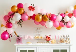 dekoracije s balonima party baloni
