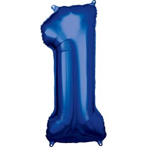 Folijski balon broj 1 plavi