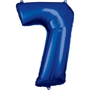 Folijski balon broj 7 plavi