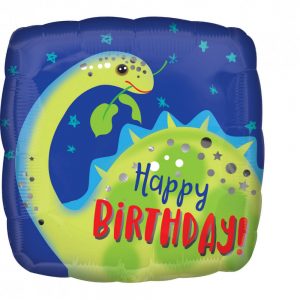 Folijski balon Standard Brontosaurus Happy Birthday