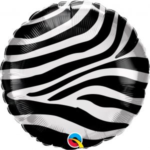 Folijski balon Zebra 18" QL
