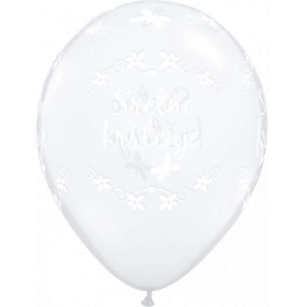 Lateks baloni Sretno Krštenje 11" (28 cm)
