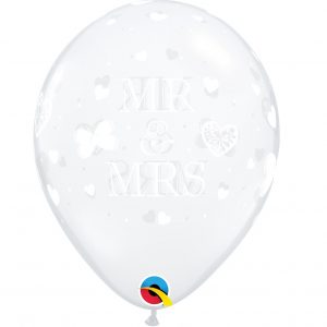 Lateks baloni Mr&Mrs DC
