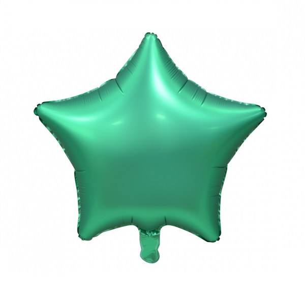 Folijski balon u obliku zvijezde matt zeleni 19"