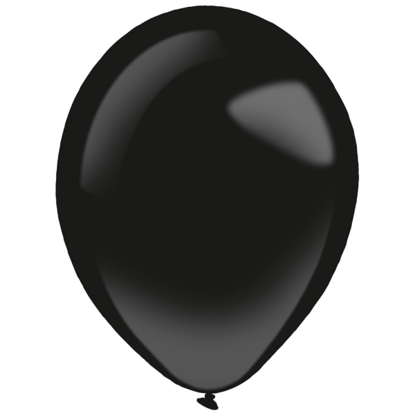 Lateks baloni 11" Jet black fashion