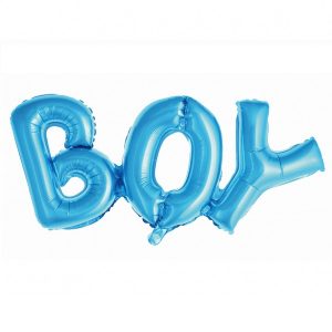 Folijski balon natpis Boy,blue 71 cm