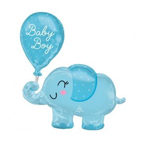 Folijski balon Baby Boy Elephant 78 x 73 cm