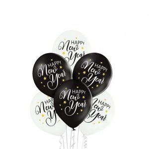 Lateks balon Happy New Year 11"