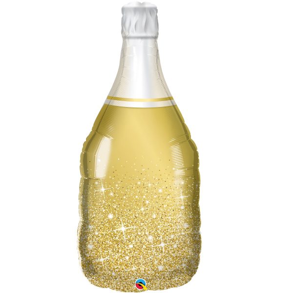 Folijski baloni Maxi Golden Bubby Wine Bottle 39"