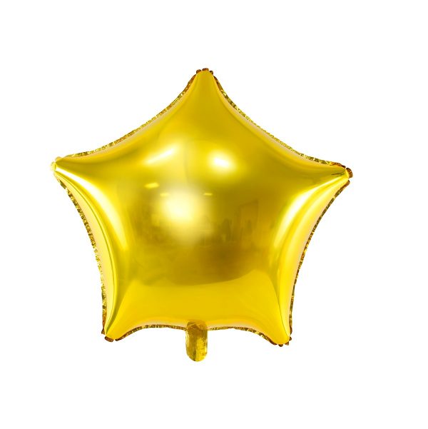 Folijski balon u obliku zvijezde gold 70 cm