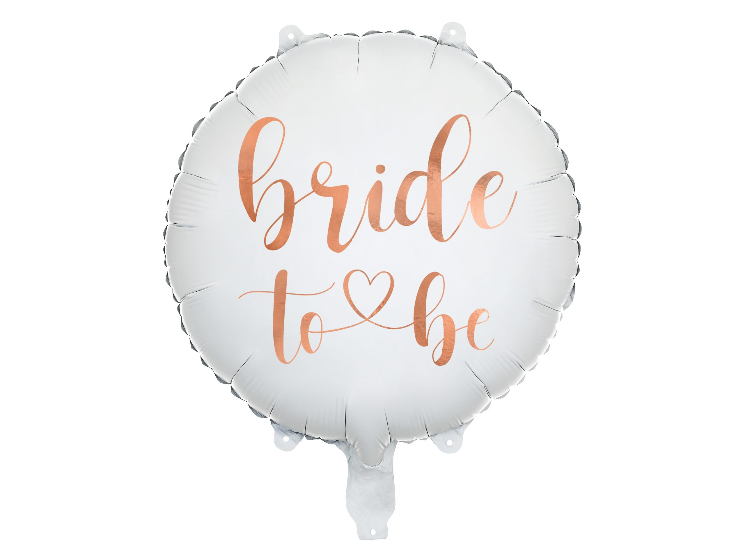 Folijski balon Bride to Be white 45 cm
